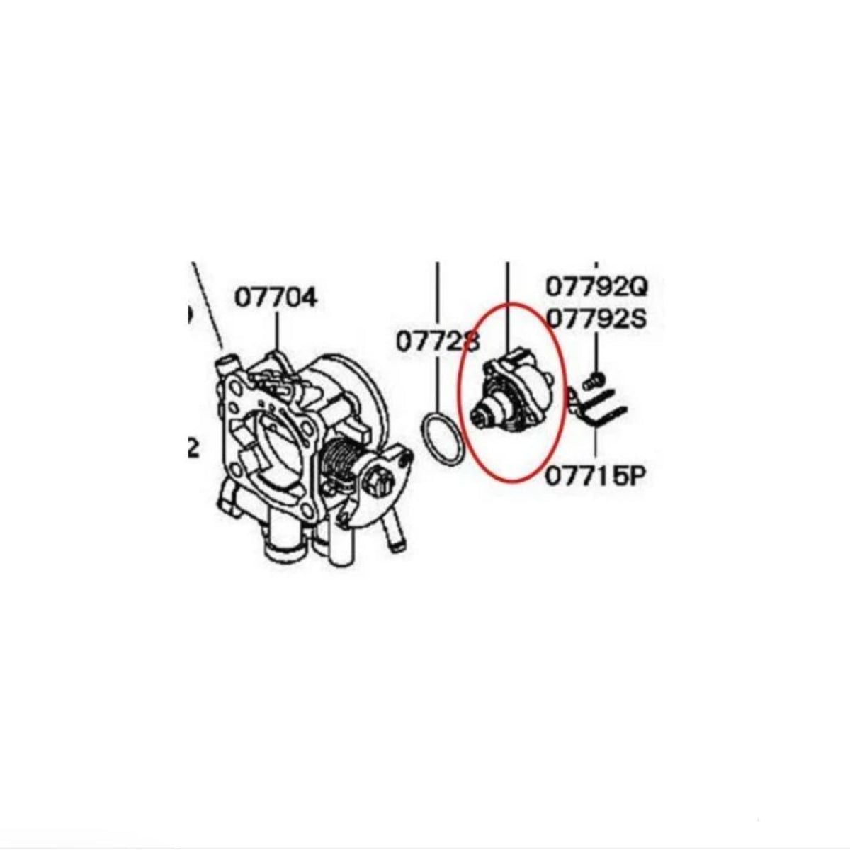 Mitsubishi Genuine Idle Air Control Valve IACV