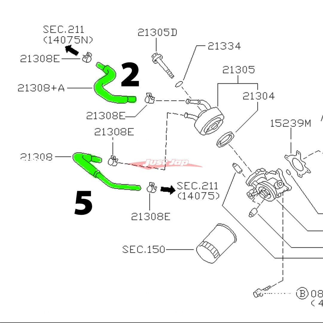 Cooling Pro Silicone Engine Hose Kit Fits Nissan R33 Skyline, C34 Stagea Ser